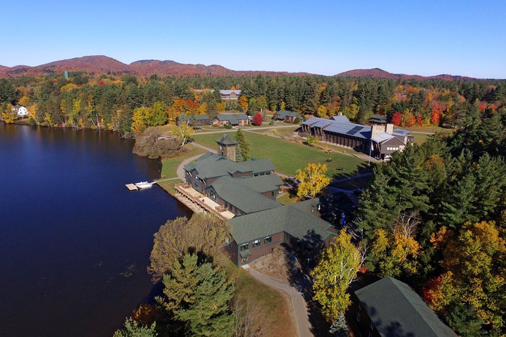 Sky view of the campus