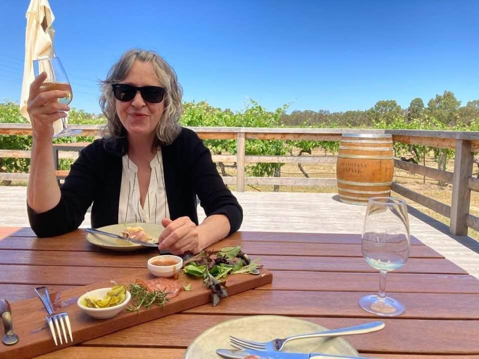 my friend debbie, who i went to school with, recently went to the silo art trail. and i think she went on a bit of a wine trail too lol. so i will post some of the photos she took