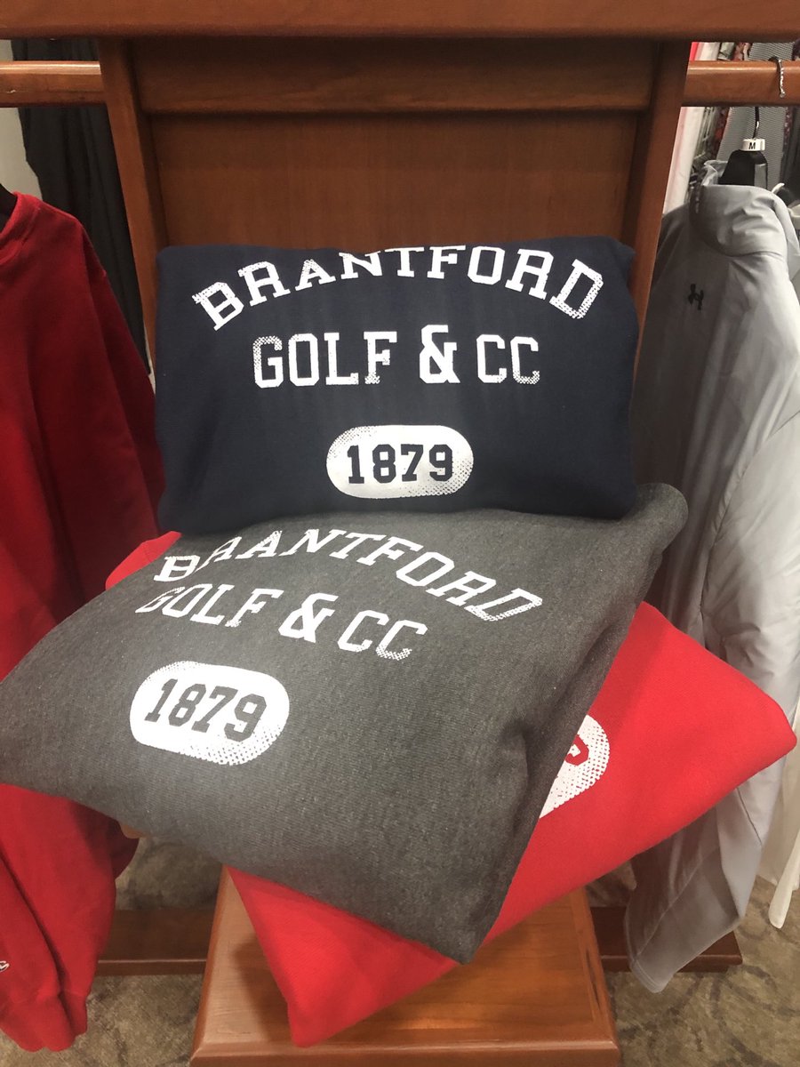 DanPoort's tweet photo. New Arrival @BrantfordGolfCC Golf Shop. Champion Crew Sweatshirts. Open 7 days a week until Christmas. 🎄 🎅 🎁 #supportlocal #supportyourshop #bgcc1879 @KerrseyKerr @stevewillhicks @ballyfin1891 @skive22 https://t.co/U4Q5sLe2K0