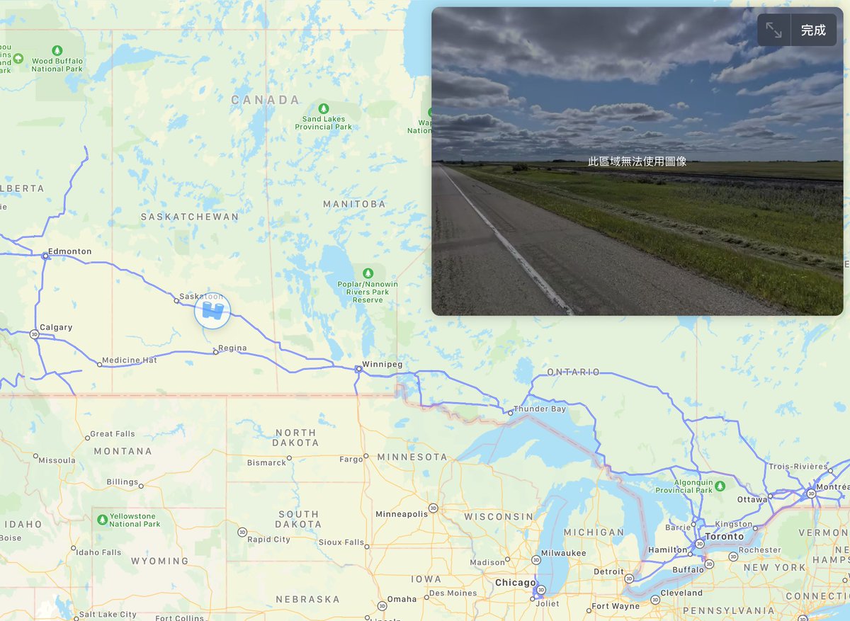 nictamhk's tweet photo. This is crazy, Apple Maps rolled out “Look Around” almost nation-wide, coast-to-coast in Canada!

By comparison, in the U.S. this is only available in a handful of cities, like Chicago, NYC, SF, LA.

First time Canada gets more “tech attention” than the US!

#AppleMaps #Canada https://t.co/oge0pr6xFj