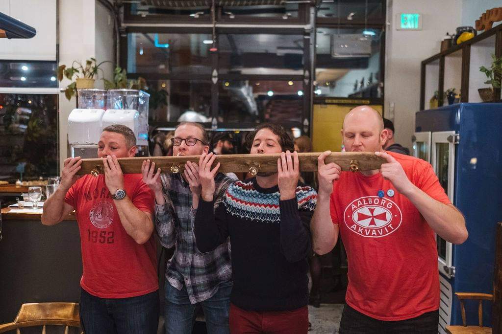 I had to put the annual Aquavit Week celebration on pause this year, but I'm hosting a virtual toast this Saturday at 5:00 PST. If you miss getting together to drink aquavit and belt Swedish drinking songs, DM me for details!