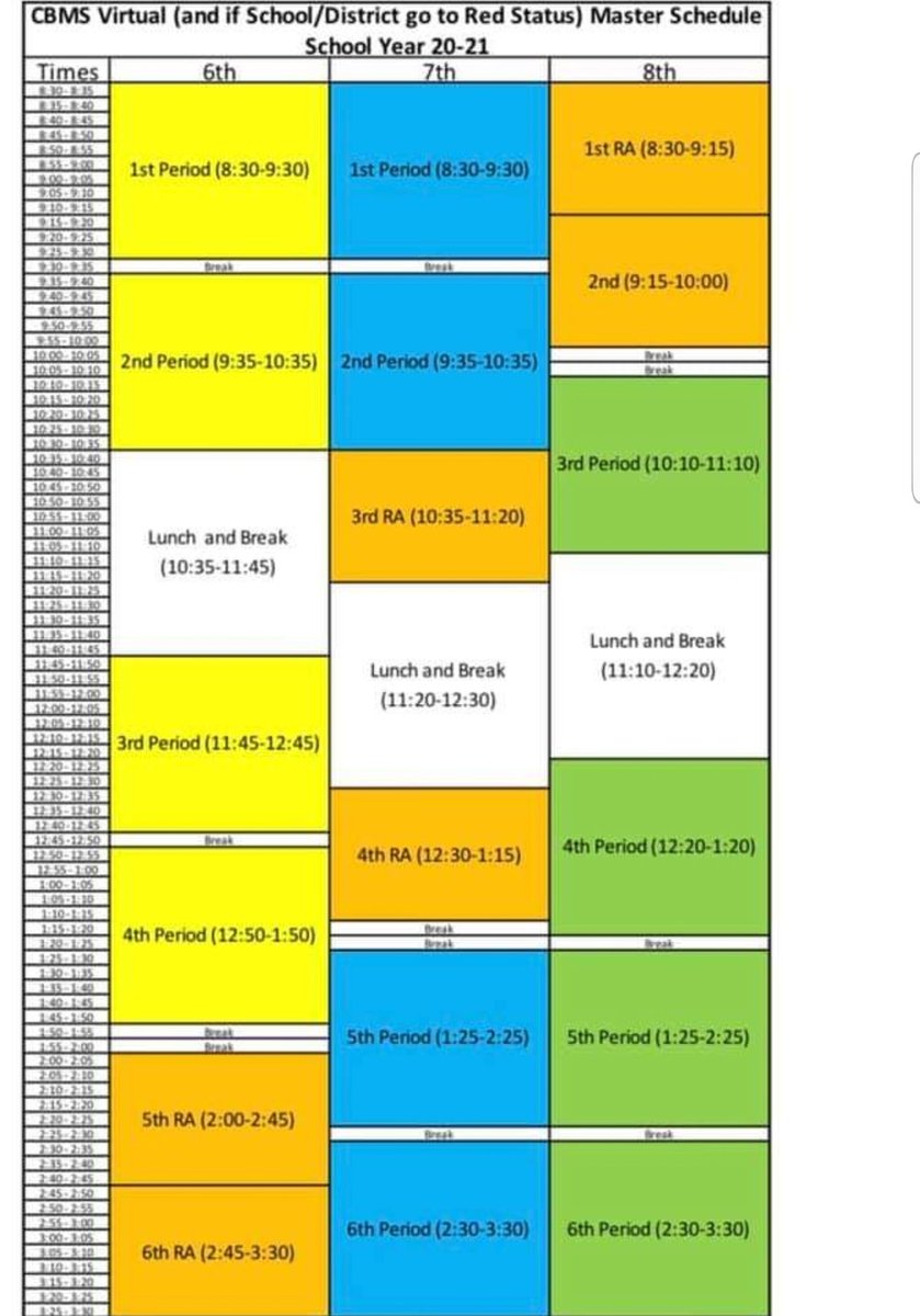 CBMSGiants's tweet photo. 👀🚨Virtual Red Schedule🚨 
Monday, Dec 14 - Friday, Dec 18 https://t.co/7N079OmkVF