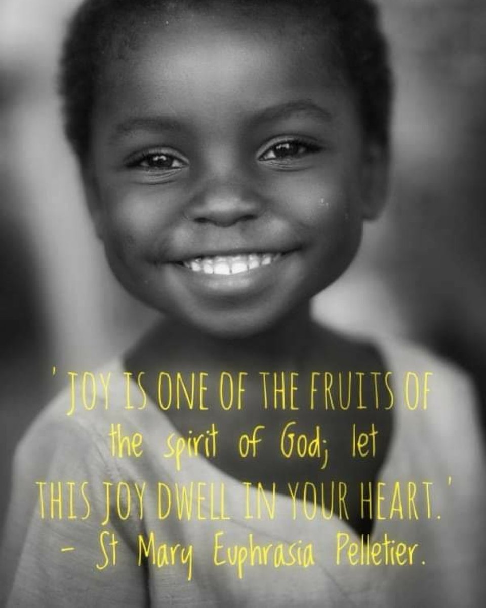 GsCein's tweet photo. 'Joy is one of the fruits of the  spirit of God; let this joy dwell in your heart.'
❤️ ST MARY EUPHRASIA❤️
            GSS-CEIN https://t.co/R0UA4iiZgj