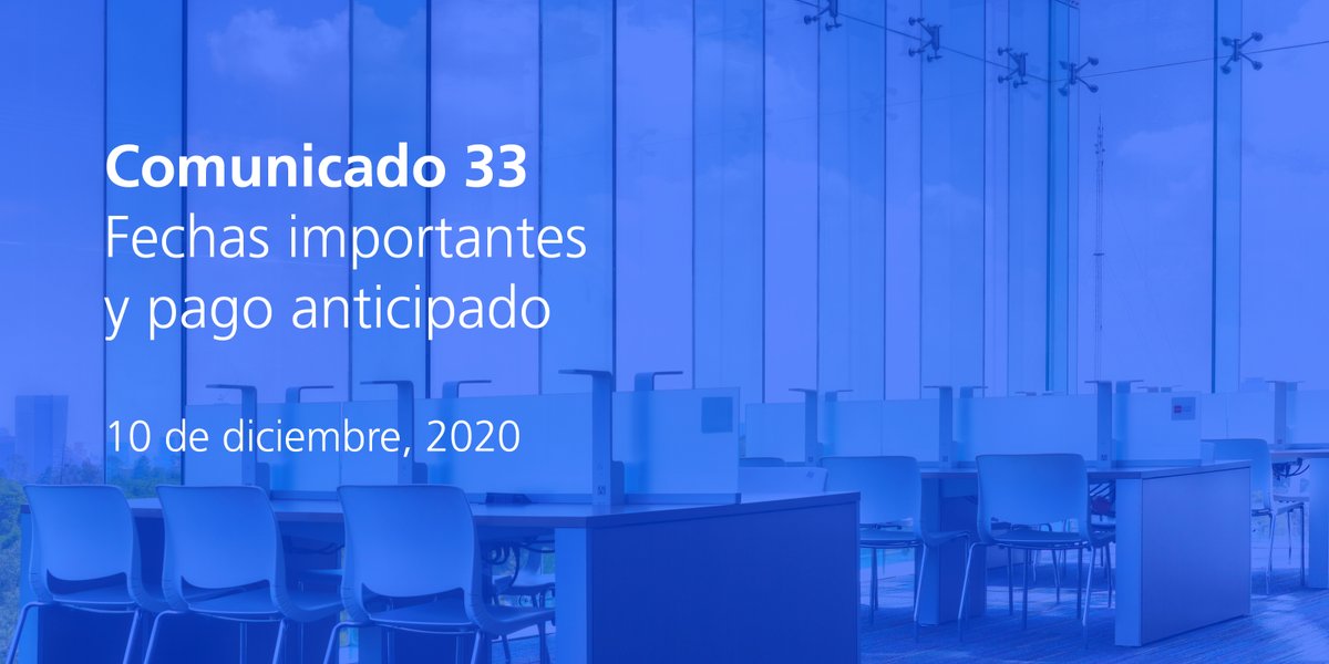 centro_news's tweet photo. Comunicado 33 | Fechas importantes y pago anticipado: https://t.co/IMRNzET7tK

#CENTROinforma https://t.co/erKF1hNFMl