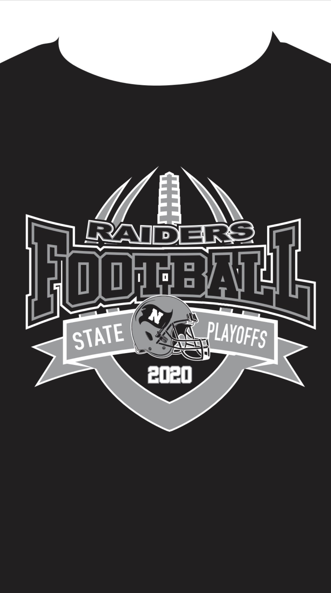 NHS Raider Athletics on X: Football Playoff shirts $20 long sleeve Only a  limited amount of shirts were ordered. Sizes: S M L XL 2XL   / X