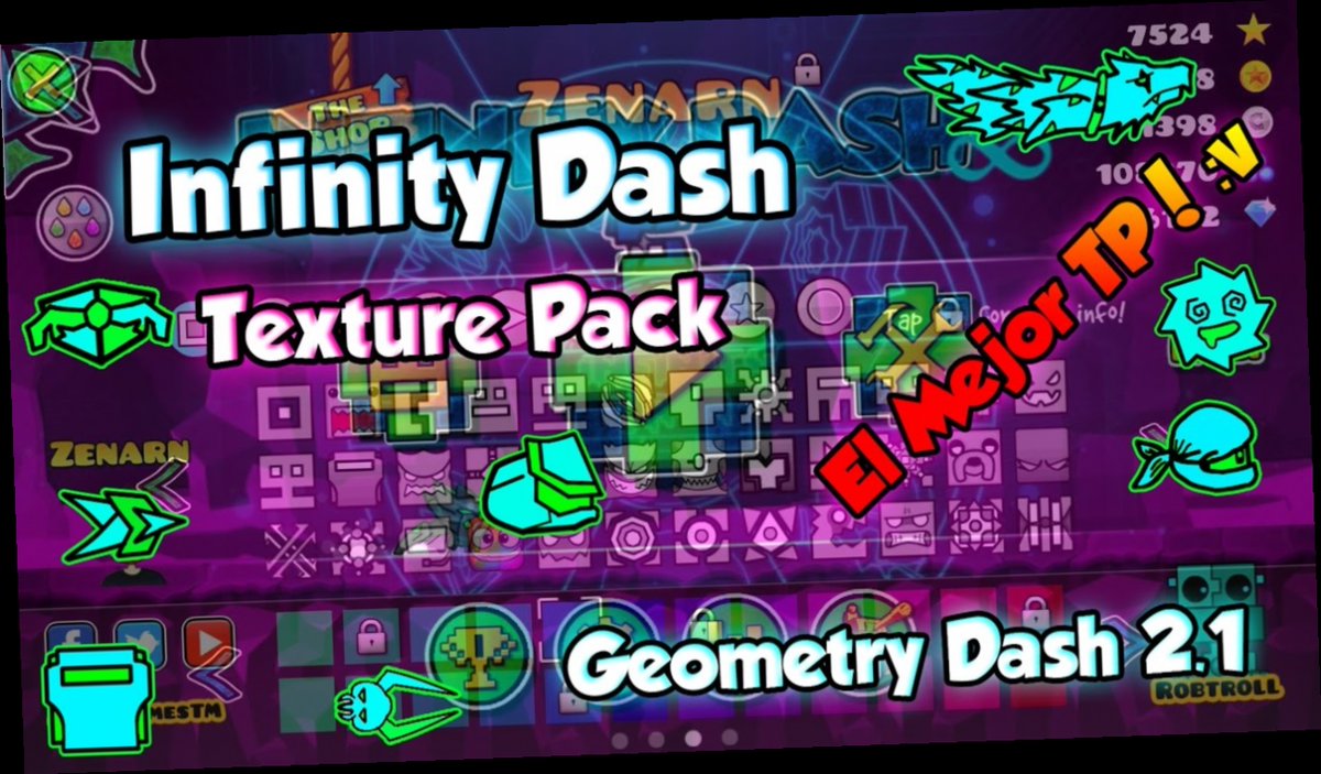 Dash android geometry texture pack Geometry Dash