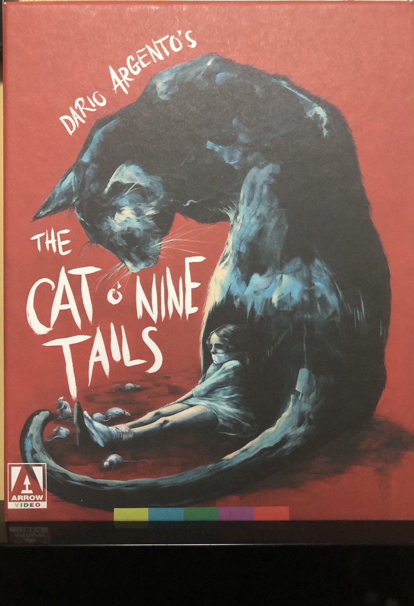 DECEMBER 10: Tonight’s  #Deucember feature is the 2nd entry in Dario Argento’s “Animal Trilogy” (after THE BIRD WITH THE CRYSTAL PLUMAGE), the  #giallo known as THE CAT o’ NINE TAILS (dir. Dario Argento, 1971)  @GCDB  @ArrowFilmsVideo