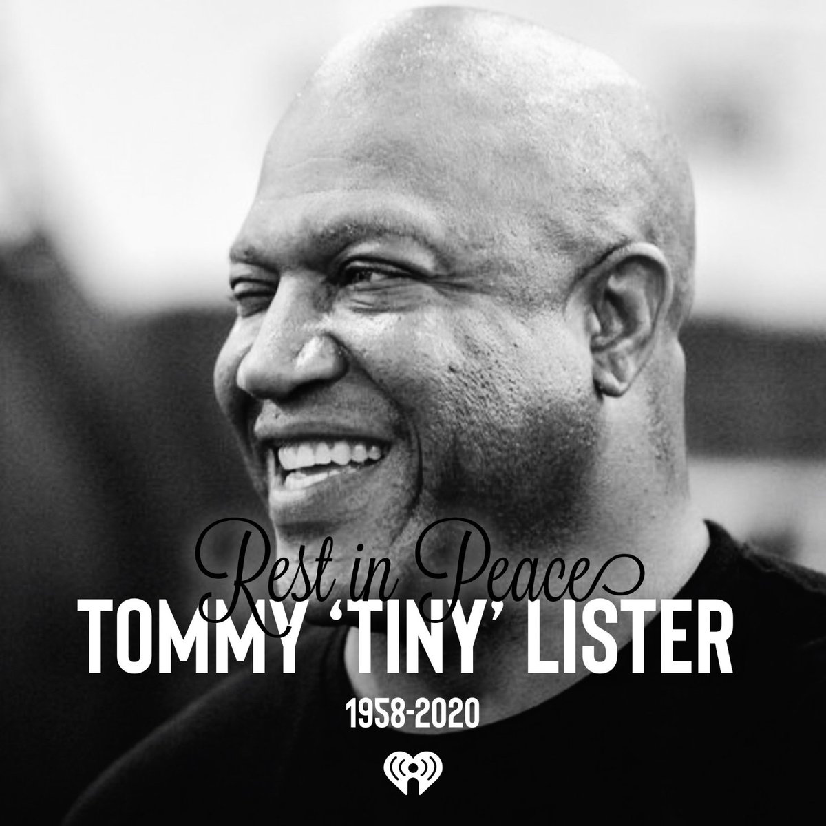 103JAMZRADIO's tweet photo. Actor Tommy “Tiny” Lister aka “Deebo” has died at 62. 💔 Our thoughts and prayers go out to his family &amp; friends. #RIP ❤️ https://t.co/5EcGUSAVSo
