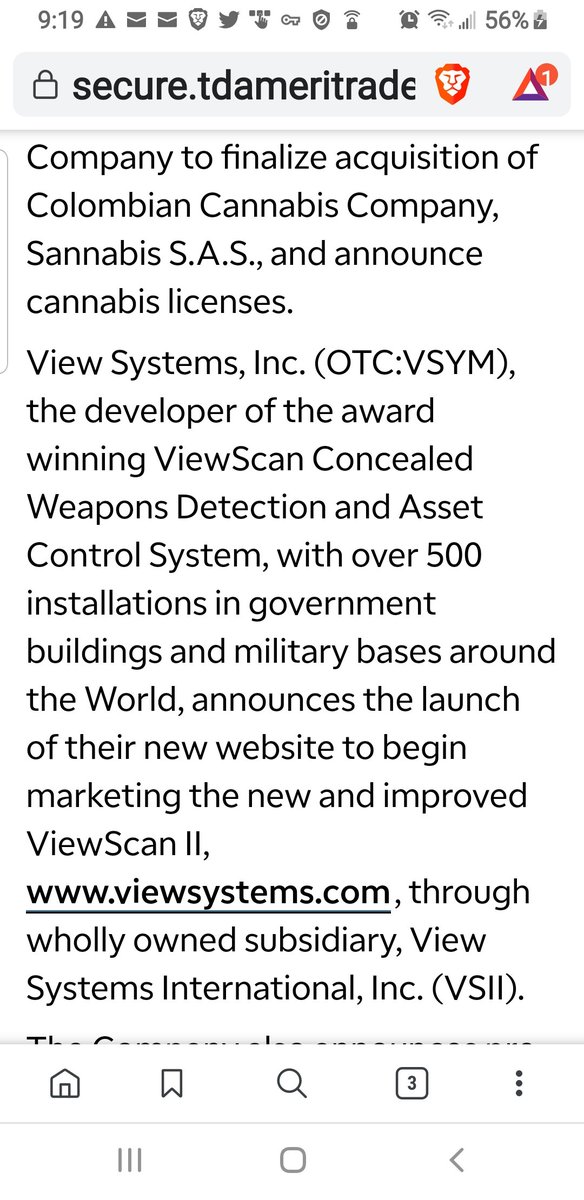 CajunPenny's tweet photo. $VSYM Columbian hemp products and the #Viewscan weapon detector, sold to governments and military bases around the world.
#GetChuSum https://t.co/plVf0MLJDY