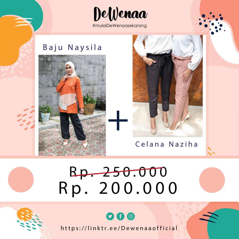 dewenaaofficial's tweet photo. seneng banget ya pagi-pagi udah liat postingan yg promo-promo seperti ini. kali ini @dewenaaofficial lagi ada banyak banget promo bundling yg menarik banget buat diorder jangan sampai ketinggalan ya guys🥰🤗
#DeWenaa #mulaiDeWenaasekarang #shopeesale #BesokPuncak1212 https://t.co/kU5sNZ5AD9