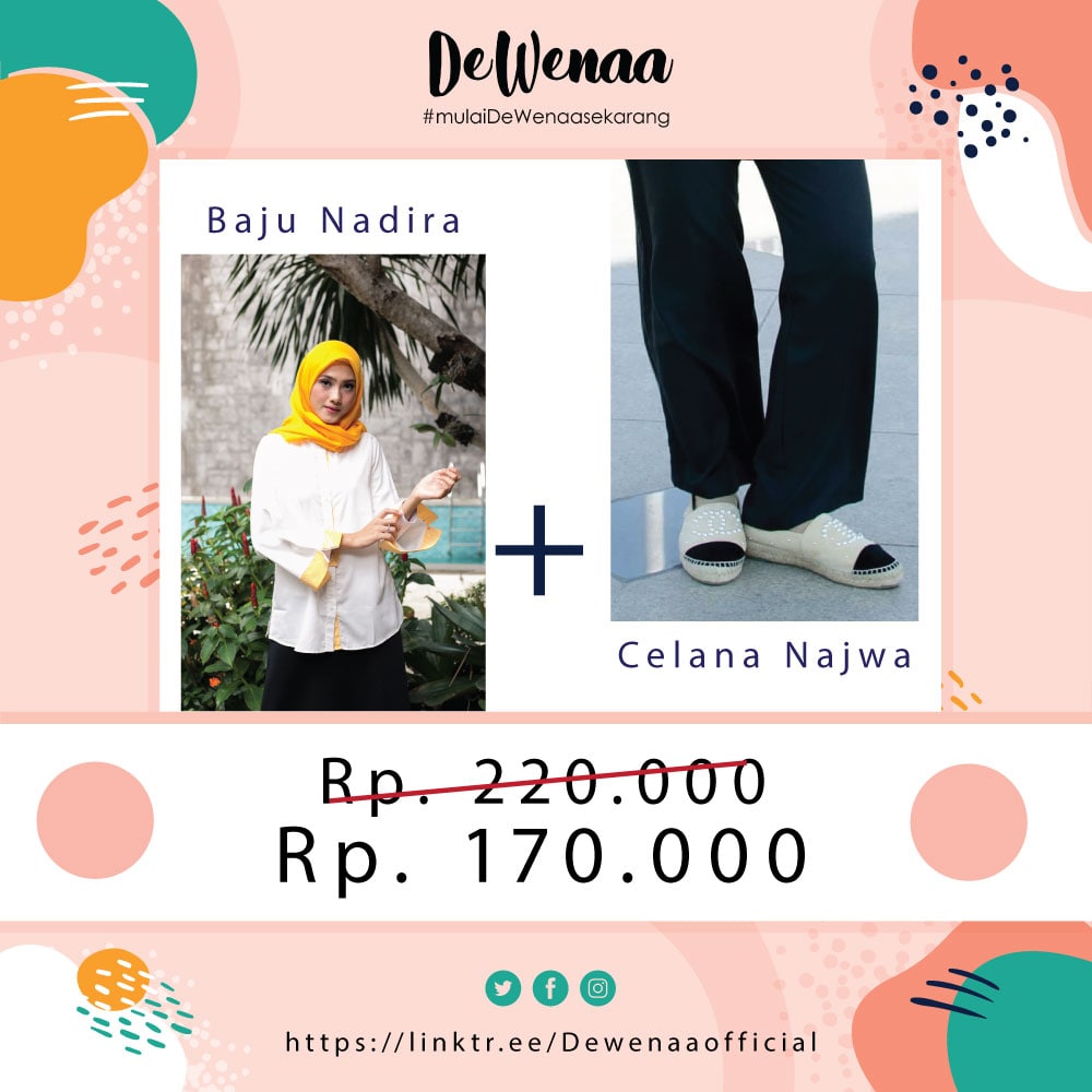 dewenaaofficial's tweet photo. seneng banget ya pagi-pagi udah liat postingan yg promo-promo seperti ini. kali ini @dewenaaofficial lagi ada banyak banget promo bundling yg menarik banget buat diorder jangan sampai ketinggalan ya guys🥰🤗
#DeWenaa #mulaiDeWenaasekarang #shopeesale #BesokPuncak1212 https://t.co/kU5sNZ5AD9