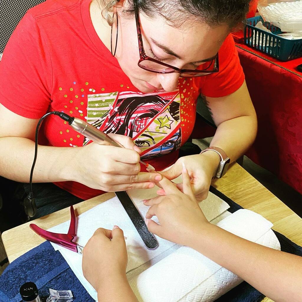 WelcomeToDebb's tweet photo. Working on my craft...

#TempleNails #BeginnerNailArtist #TempleBeginnerNailTech #TempleBeginnerNailArtist #TempleNailArtist https://t.co/rLv4xl6yaE