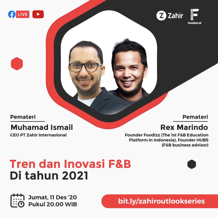 Zahir_Malang's tweet photo. Apa rahasia bisnis tetap bisa sistainable ? Belajar bisnis F&amp;B dlm event Zahir Business Outlook 2021 https://t.co/IdpmcsTz6F Pak Rex Marindo, sosok dibalik suksesnya 114 cabang restaurant yg tersebar diseluruh Indonesia &amp; merintis sejak 2013. daftar disini https://t.co/IdpmcsTz6F https://t.co/m60g9FH3zn