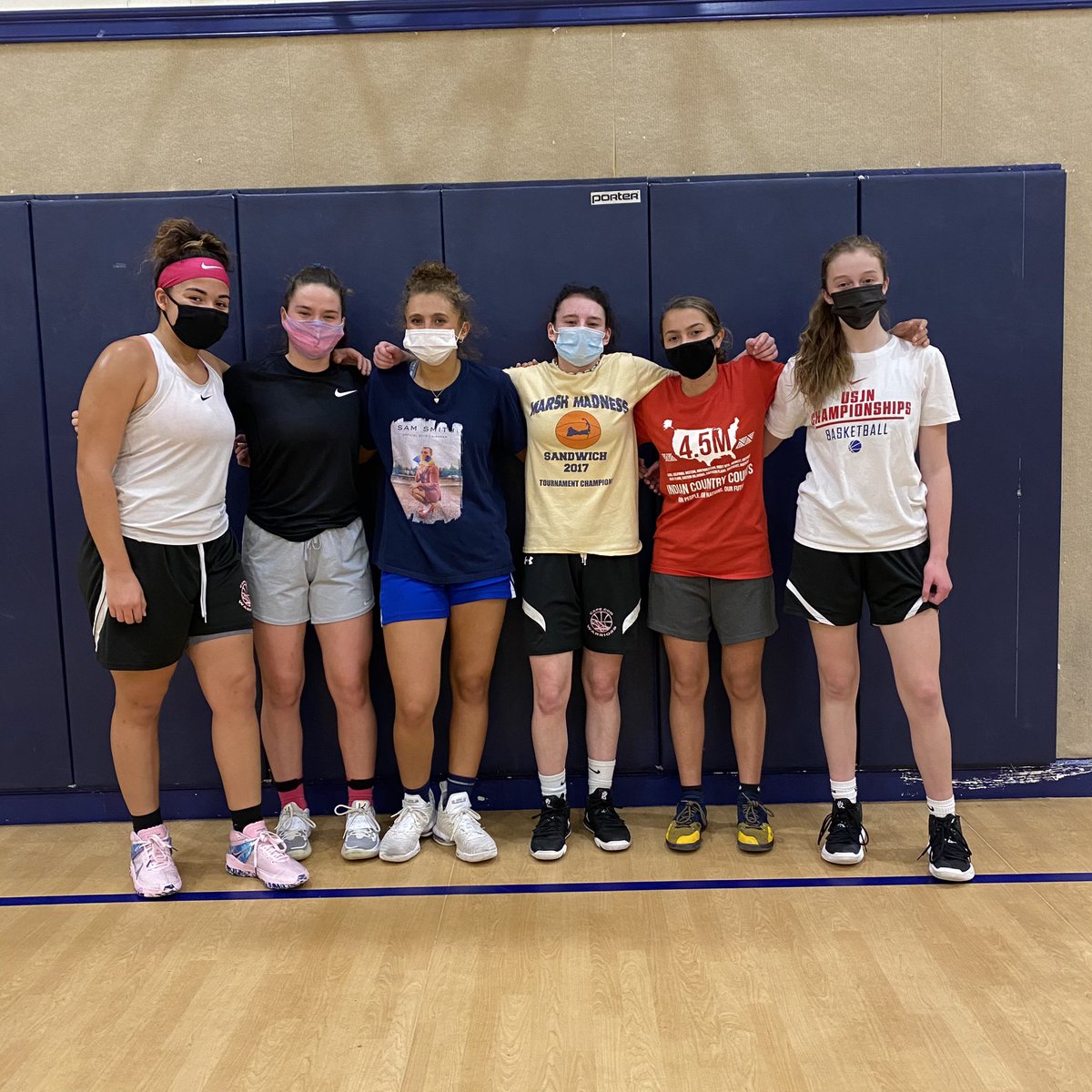 SwishCapeCod's tweet photo. Since May, we’ve trained every Thursday evening on a tiny court within a church in Dennis. I’m proud to say that it has served as the location for some of the most fantastic skill development training imaginable. There will never be another off-season like this one. 💙🧡🥲🥲🥲⛪️ https://t.co/xUMlrtPJYv