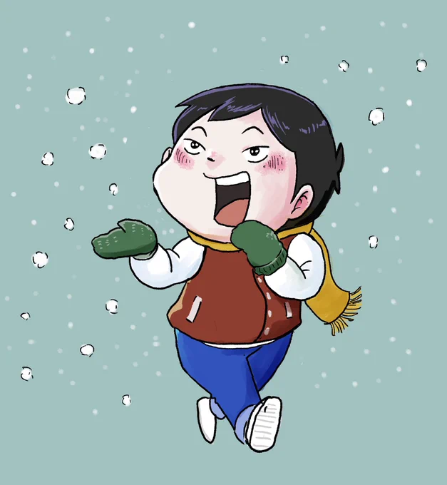 ほら降ってきた。 