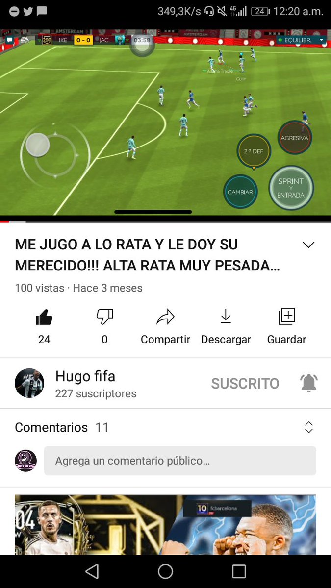 JersonRiver4's tweet photo. Uff hace casi 4 meses subí como el 4 video y hasta el día de hoy me di cuenta que llegó a las 100 vistas, ahora retomaré con todo espero subir h2h, jugadas y goles que e realizado, @cr72505 @TheMarlonFifa @futcharliefifa @s27Seba @HBambam11 @Adr1anefYT @SoyDamiifm @Darkness2607 https://t.co/JT3u6ThnlG