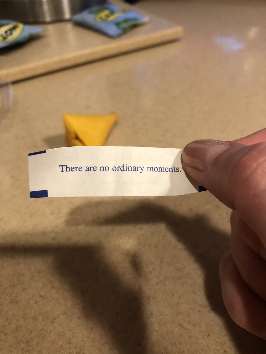 CaraEDay's tweet photo. Just wanted some good news and this fucking fortune cookie has the audacity to act like I’m not living in 2020 https://t.co/qMwFT8xWv8