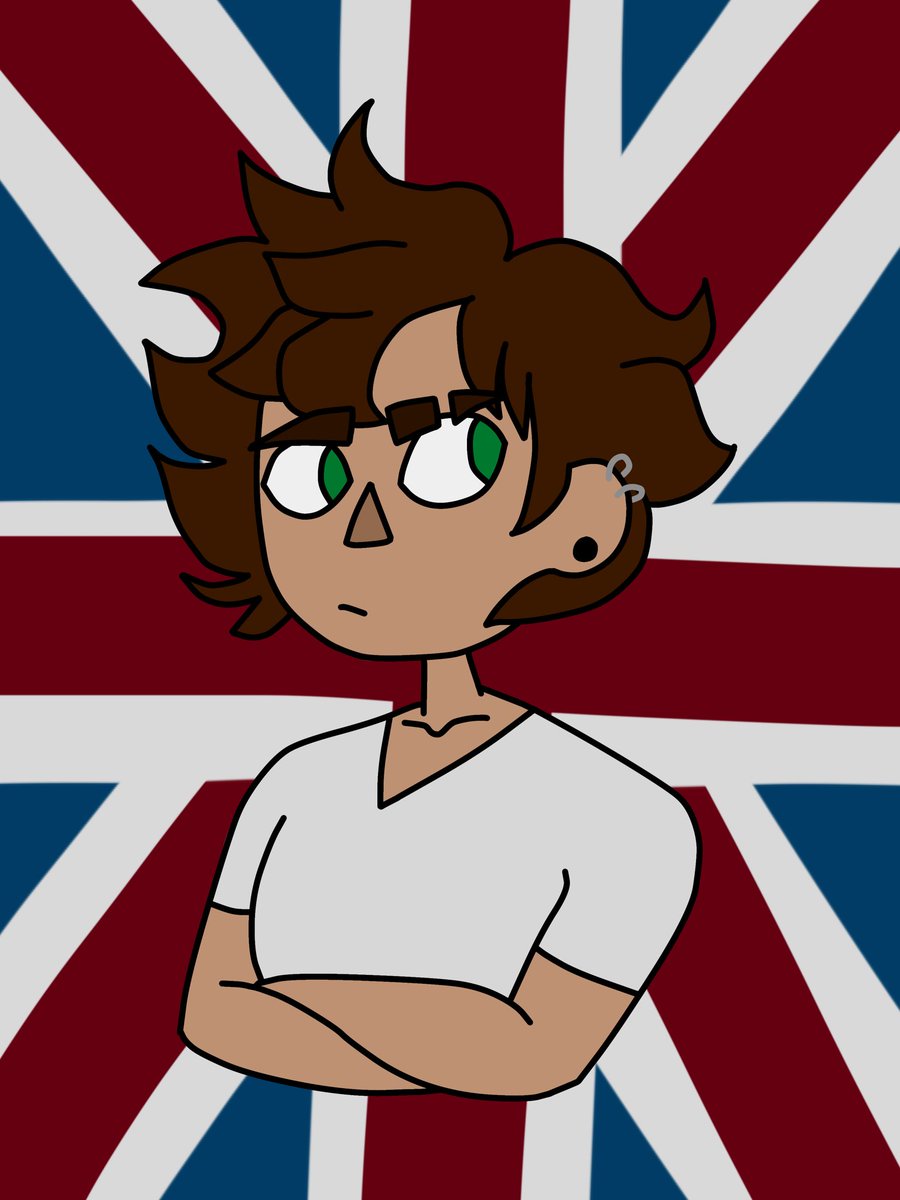 Memento_Eef's tweet photo. I drew something 👉👈
So she’s australian but I can’t draw the australian flag so I drew the union jack instead 
Yes, I do feel back about that
#originalcharacter #art #icantdraw https://t.co/DAlFg0rKCo