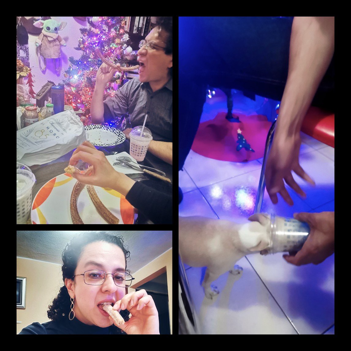 tessy_hg's tweet photo. Locos por los churros del moro y las malteadas 🤤😁
Hasta Lola se metió en el vaso jajajajaja 🤪
Por cierto les recomendamos el sabor navideño de temporada porque está deliiii! 👍👍👍 #gordeando https://t.co/L8QwECiDRA