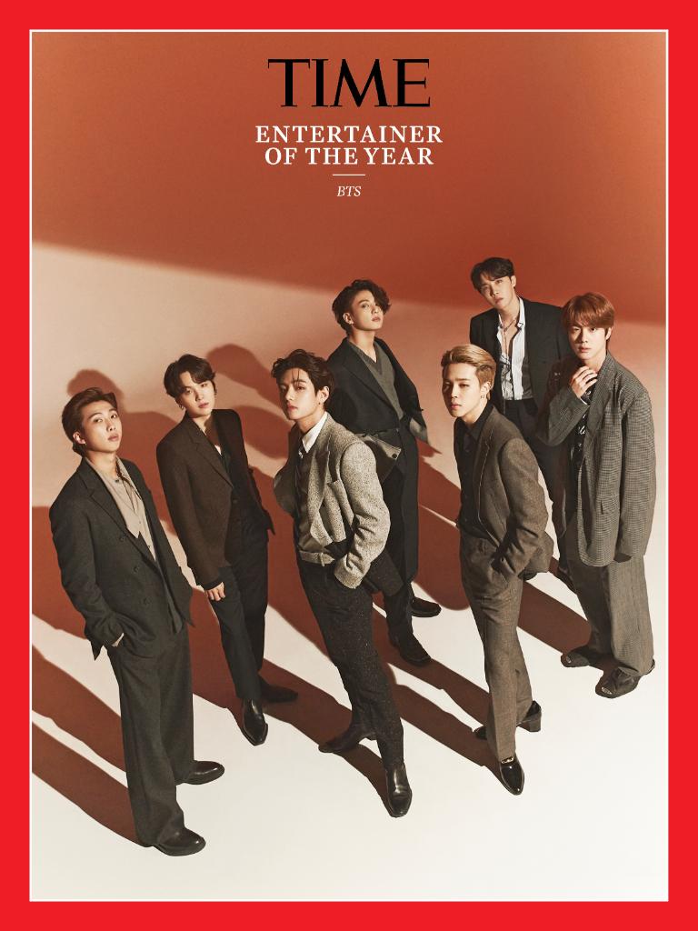 TIME's tweet photo. .@BTS_twt is TIME's 2020 Entertainer of the Year #TIMEPOY https://t.co/BKfRKlYP1H https://t.co/oIuyjt5Lgq