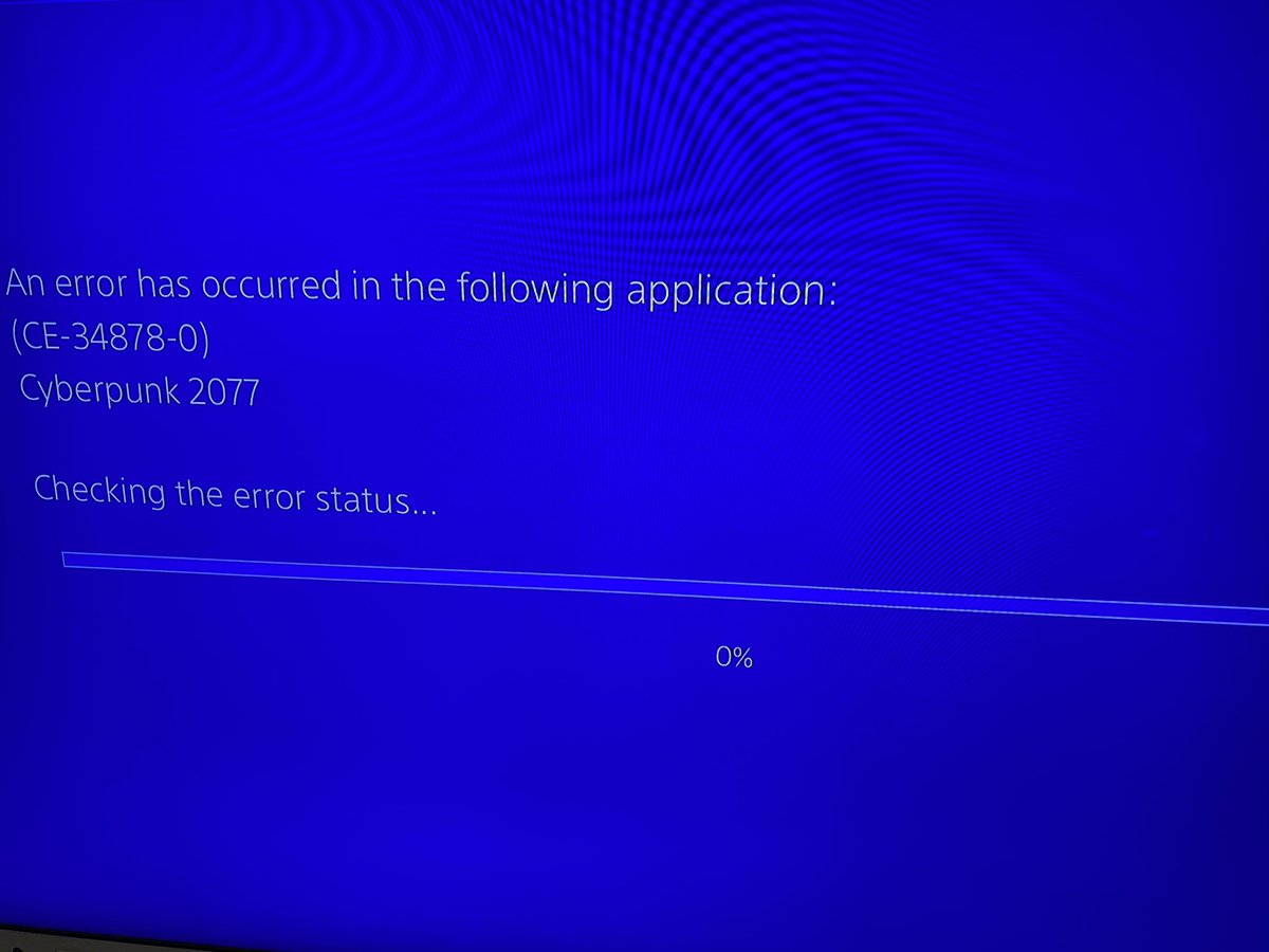 Why is the game crashing again and again <a href="/CyberpunkGame/">Cyberpunk 2077</a> <a href="/PlayStation/">PlayStation</a> #ps4 this is not cool. First the endless wait and now this !!!!!