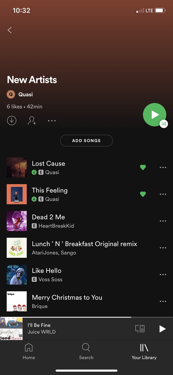MhQuasi's tweet photo. @thatnuwave U have been added please like and follow the playlist and quasi on Spotify https://t.co/ZPklUevdxC https://t.co/TLxFeWeo5G