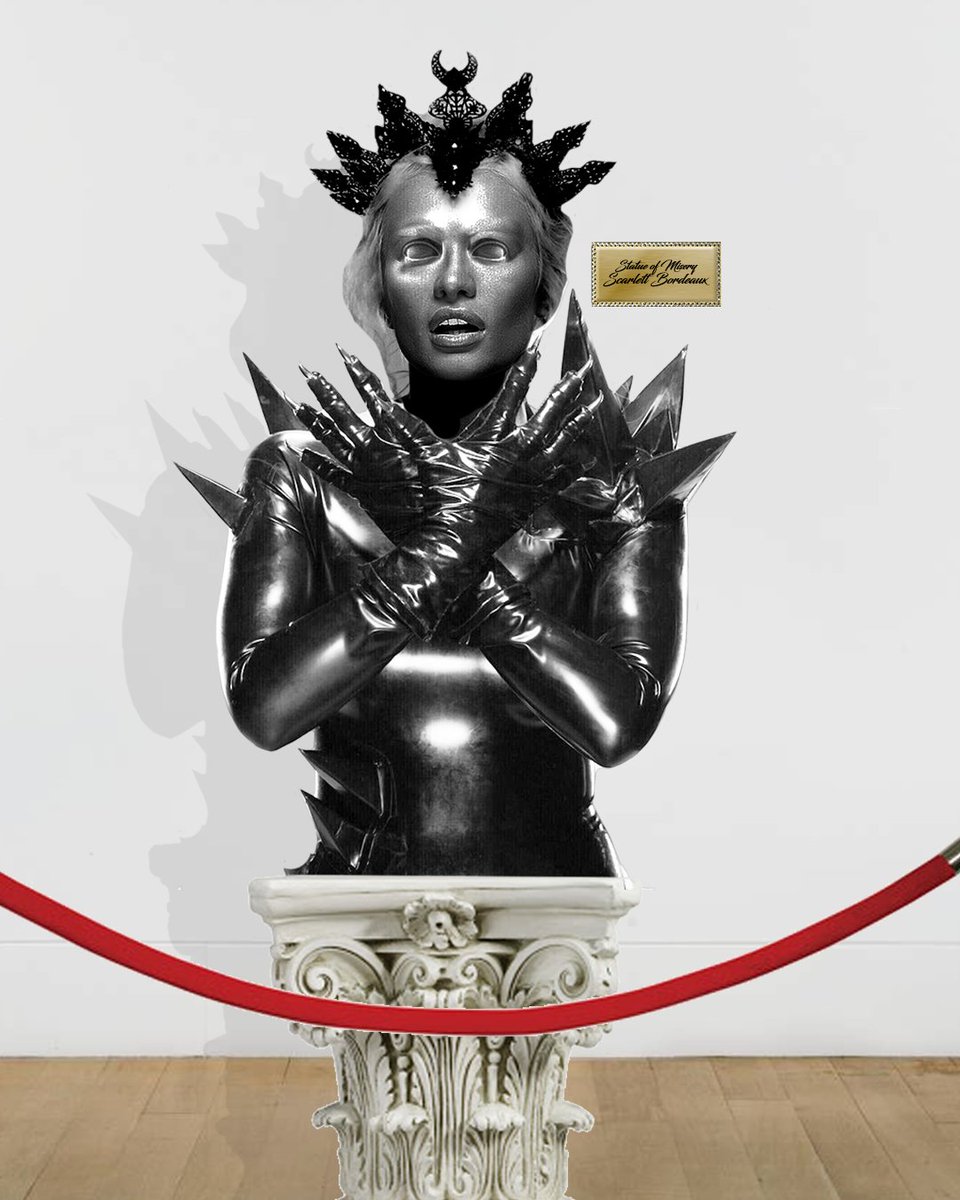 WWGFX1's tweet photo. @Lady_Scarlett13  "Statue of Misery" @WWENXT 

#prowrestling #wrestling #graphics #gfx #nxt #scarlettbordeaux #karrionkross #wwe #wwenxt https://t.co/Aaiu4n4ayv