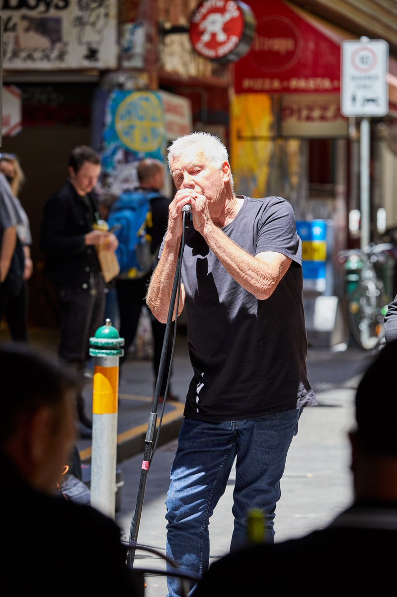 cityofmelbourne's tweet photo. SURPRISE PERFORMANCE: Daryl Braithwaite’s surprise laneway gig is the first of a series of pop-up concerts from Australia’s most loved singer-songwriters and performers that will happen at outdoor dining locations in the city over the next two weeks. https://t.co/WxudiSwKuG