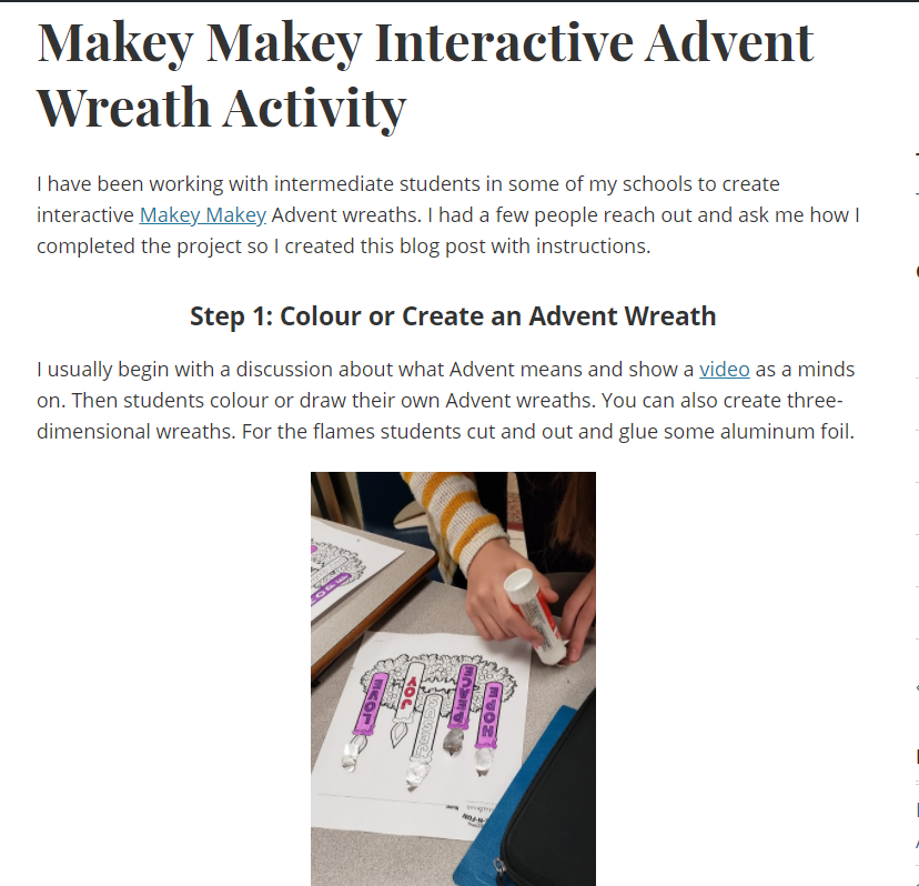 vickiemorgado1's tweet photo. If you are looking for an #advent #CS activity this week check out my New Blog post for instructions on a @makeymakey @CodingMasterApp activity here: https://t.co/na8kOodCVd #dpguidance #dpcdsb #dp_hoc #CSEdweek https://t.co/A40GlRRLGs