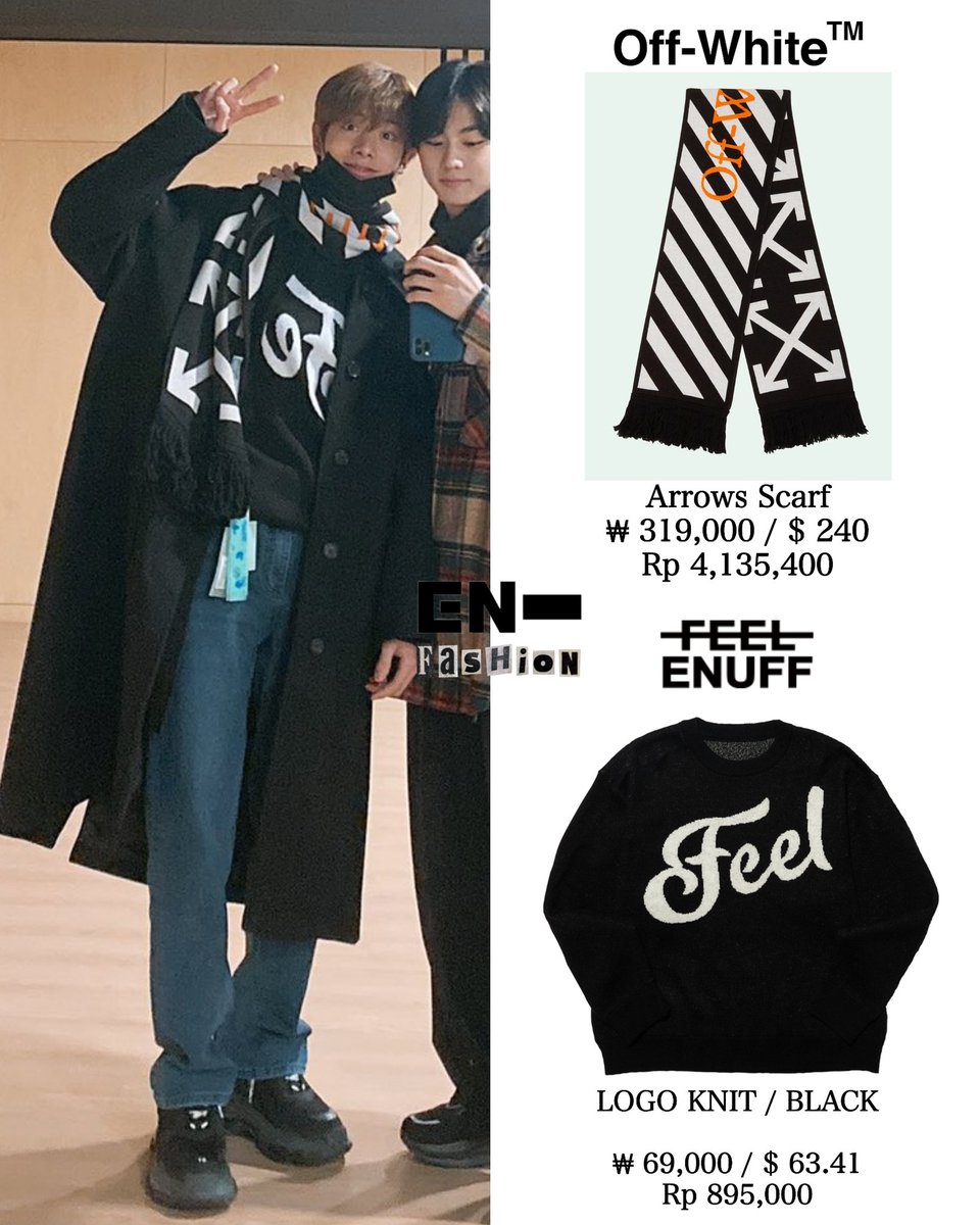 enhypenfashion's tweet photo. [201211] #JAKE Twitter update

wearing #offwhite scarf and #feelenuff knit sweater

-
@ENHYPEN_members https://t.co/2PXY7kuuFl