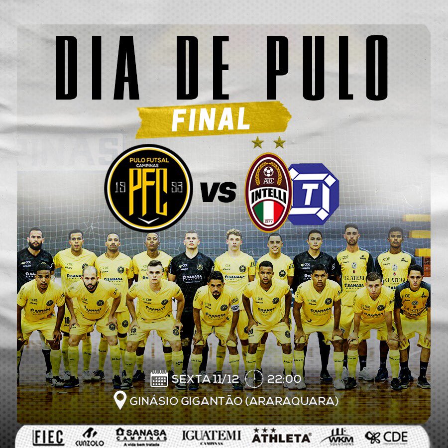 PuloCampinas's tweet photo. Hoje é o #DiaDePulo mais importante da história. Aguenta, coração! 💛🖤
#PuloFutsal #Campinas #futsal #esporte #lpf #nafinal #bandsports #aovivo #ligapaulistadefutsal #vamospulo https://t.co/aoqh0ohC93