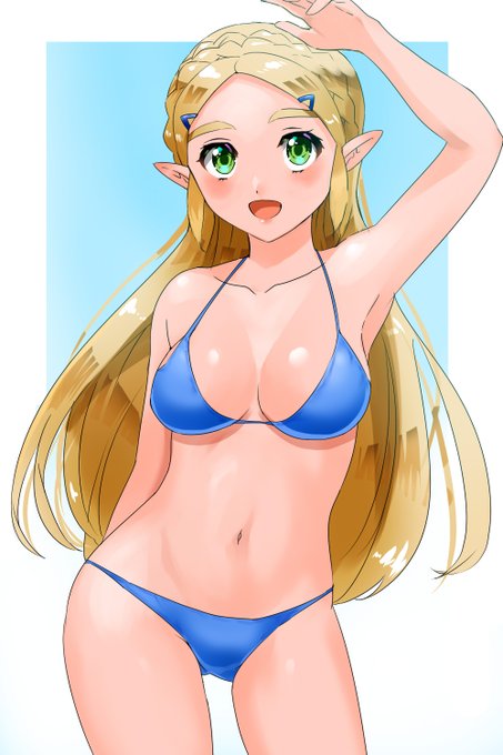 誕生日の人はゼルダ様の水着描いて良いって聞いたんだ
くっそ汚いのは修正しまくったからだよ悲しいね 