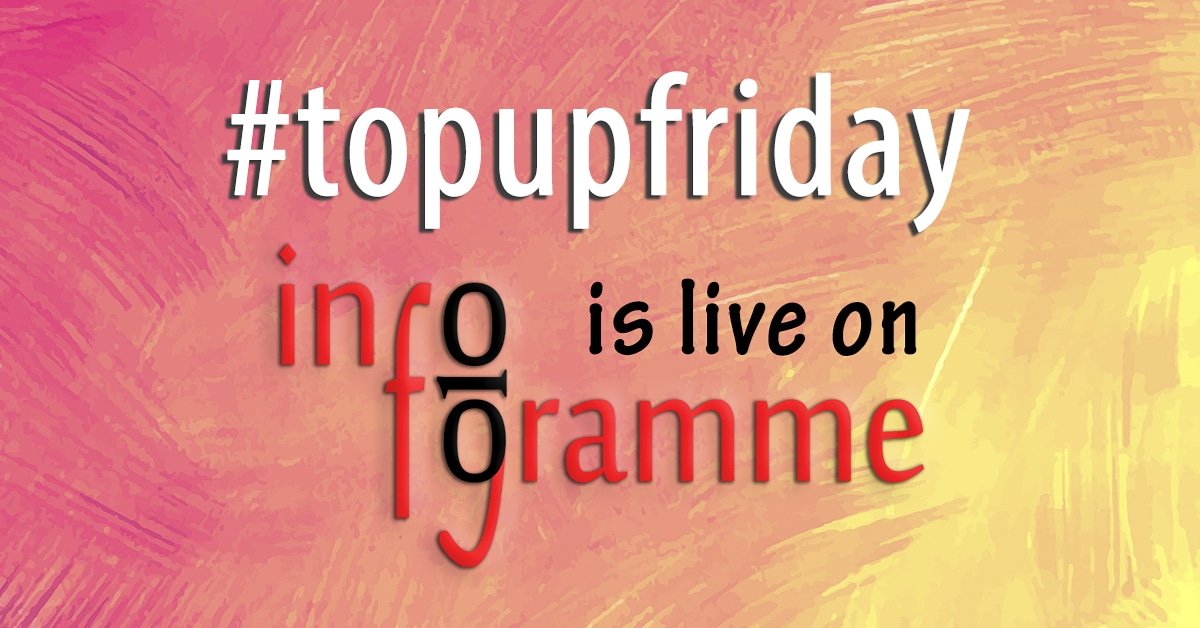 InfogrammeNG's tweet image. #topupfriday is live on #Infogramme
1. Download & register on Infogramme App
2. Redeem #topupfriday on Infogramme App
3. Follow @infogrammeng. Active accounts only!
4. DM Redeem Code (sent to your email) & your Infogramme user ID to @infogrammeng
#infogrammeandfriends
