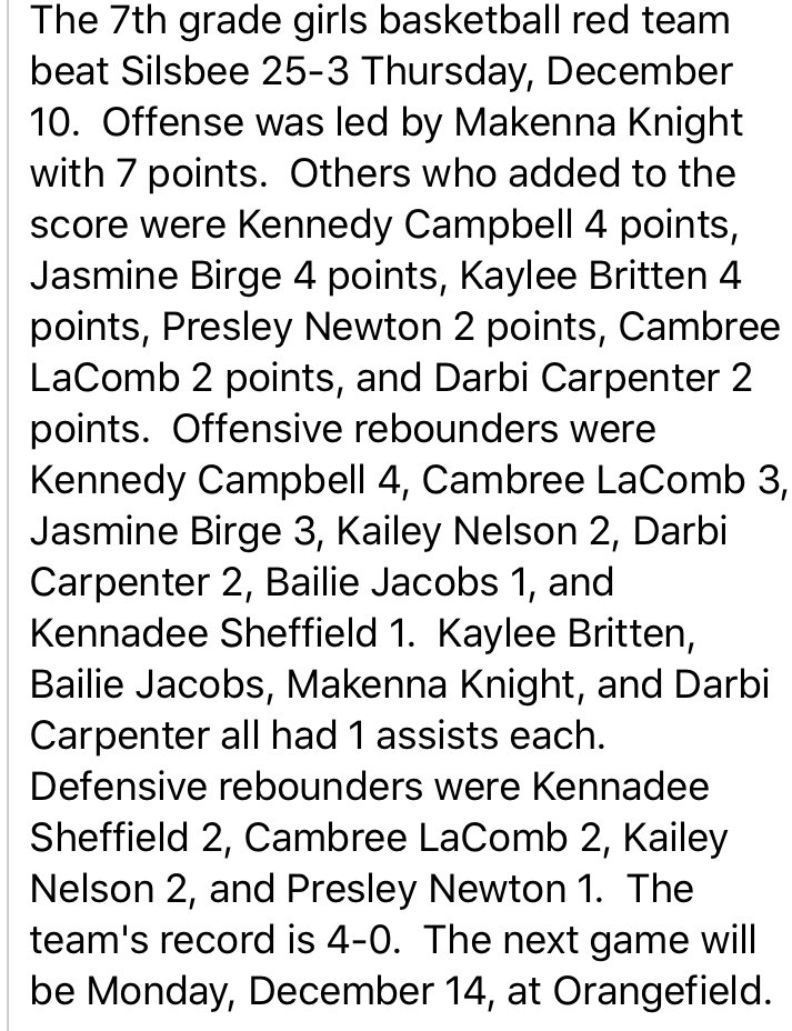BCathleticsMS's tweet photo. 🏀 7th grade girls 🏀 https://t.co/l8M9LlU28z