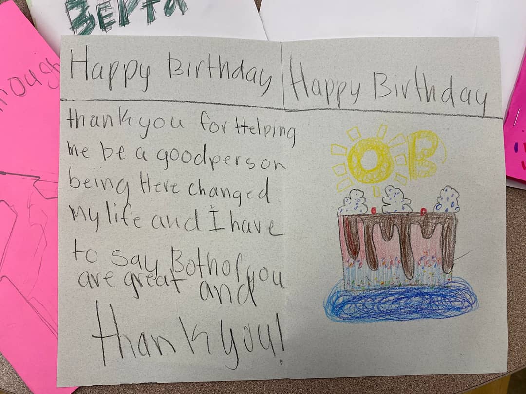 OB_Inc_KC's tweet photo. Happy Birthday Sister Berta &amp; Sister Corita!  You've brought countless smiles &amp; helped so many children! 🔆

How cool is it that their birthdays are Dec 10th &amp; Dec 11th! 

Our kiddos celebrated by making them cards... Tweet uour birthday wishes &amp; we will pass them along! 🎉 https://t.co/F7UaG6JunA