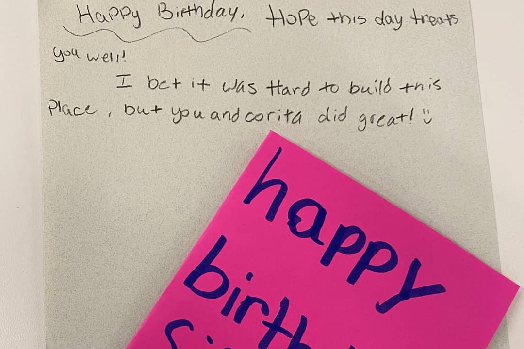 OB_Inc_KC's tweet photo. Happy Birthday Sister Berta &amp; Sister Corita!  You've brought countless smiles &amp; helped so many children! 🔆

How cool is it that their birthdays are Dec 10th &amp; Dec 11th! 

Our kiddos celebrated by making them cards... Tweet uour birthday wishes &amp; we will pass them along! 🎉 https://t.co/F7UaG6JunA