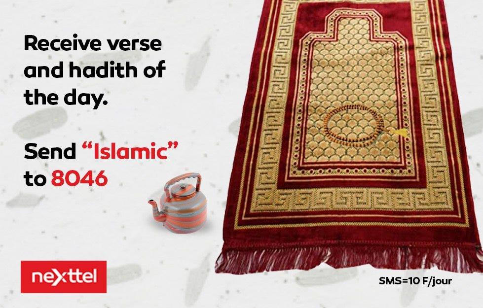 nexttel_camer's tweet photo. And seek help through patience and prayers | Surah Al-Baqarah 2:45 |
Verse and Hadith everyday with #IslamicSMS!
#quran #quranquotes #quranverses #quranverse #QuranicVerse #quranicquotes #quranquote #quranicverses #quransayings
#stayconnected #neXttel #best3GnetworkinCameroon https://t.co/rT3QkpRBHE