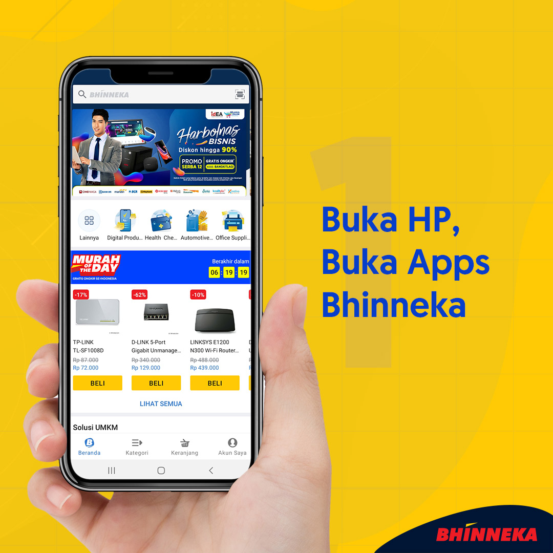 bhinneka's tweet photo. B'Nerz! Kali ini BHINNEKA mau kasih #TipsJitu 3 langkah belanja bisnis sambil rebahan. Penasaran? Yuk langsung cek postingan satu ini.

Jangan lupa di share ya...

#BhinnekaTrivia #TipsBelanja #Trivia #TipsTrik #BelanjaBisnisJadiPraktis https://t.co/3cjLGZODId