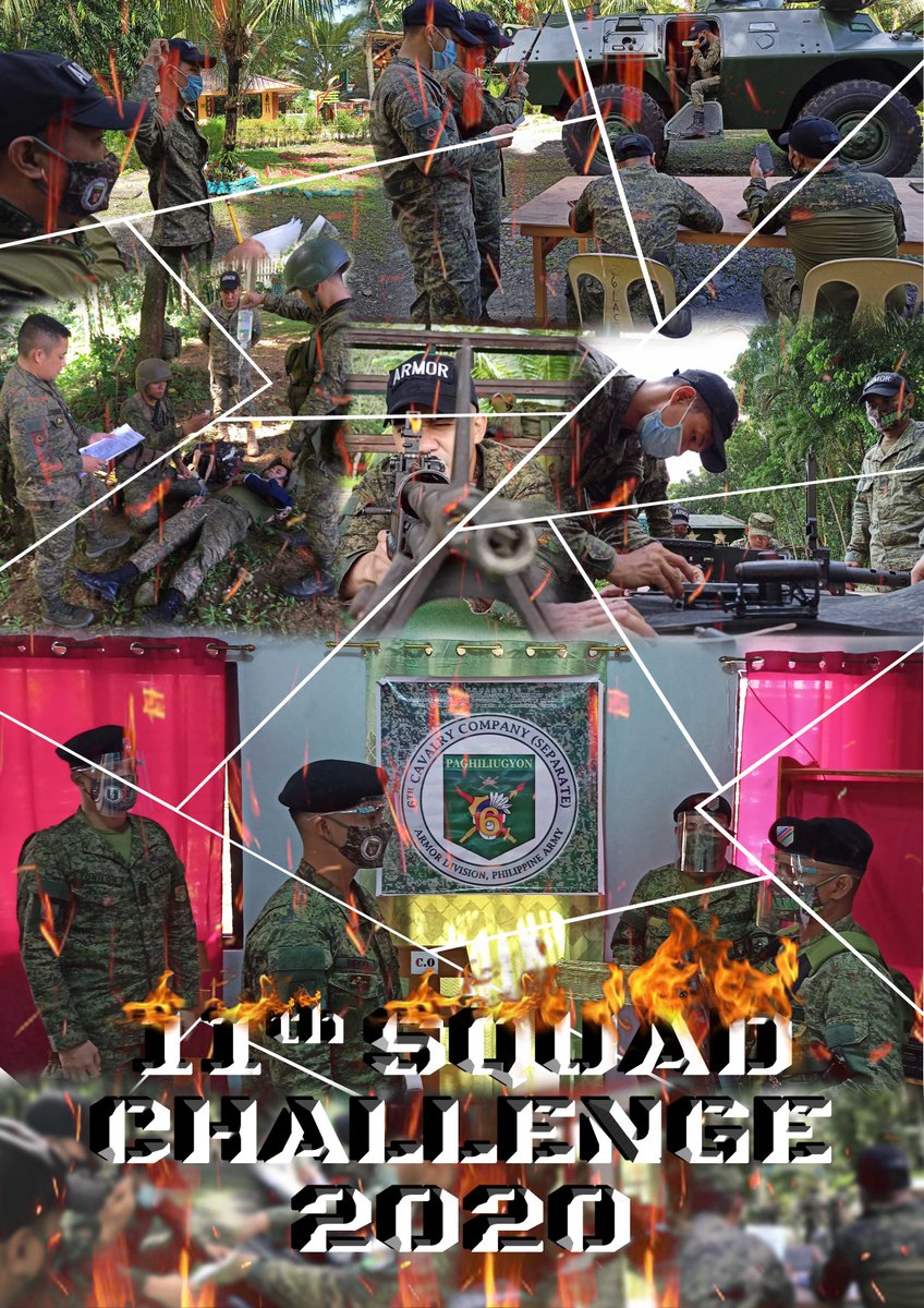 6th_cavalry's tweet photo. 6th Cavalry “Paghiliugyon” Company (Separate) under the sterling leadership of CPT RANI V BIROG (CAV) PA conducted decentralized Squad Challenge participated by company headquarters and line detachments of this unit from 03 – 07 December 2020. https://t.co/o913lUJuT8