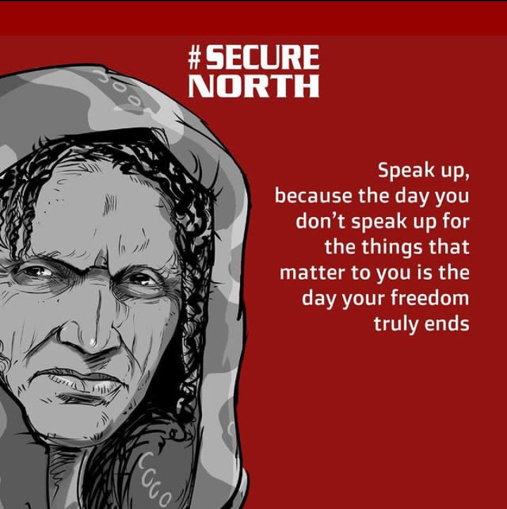 MNafiiu's tweet photo. Speak up so that you will have got your freedom
#SecureNorth #secureourlives #securenigeria #secureournorth #EndBadGoveranceInNigeria #EndBadGovernanceinNIGERIA #endbokoharam #nothernlivesmatter https://t.co/FAmzb2xVL4