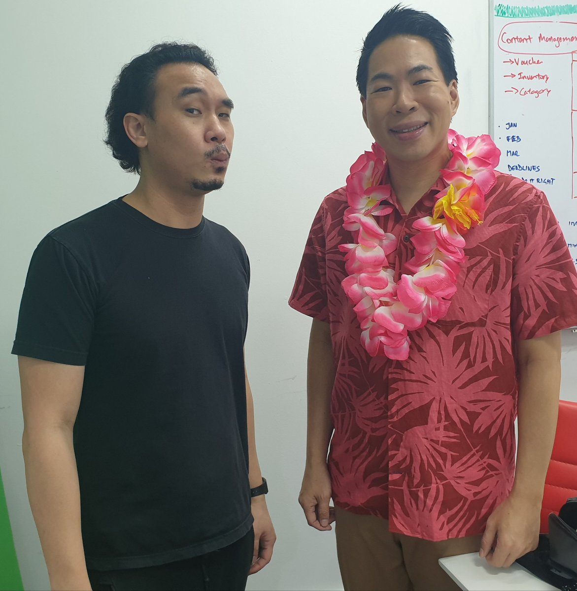 And it it took five years to run into <a href="/chuaenlai/">Chua Enlai （蔡恩来）</a> at the same show again and neither of us aged a day.