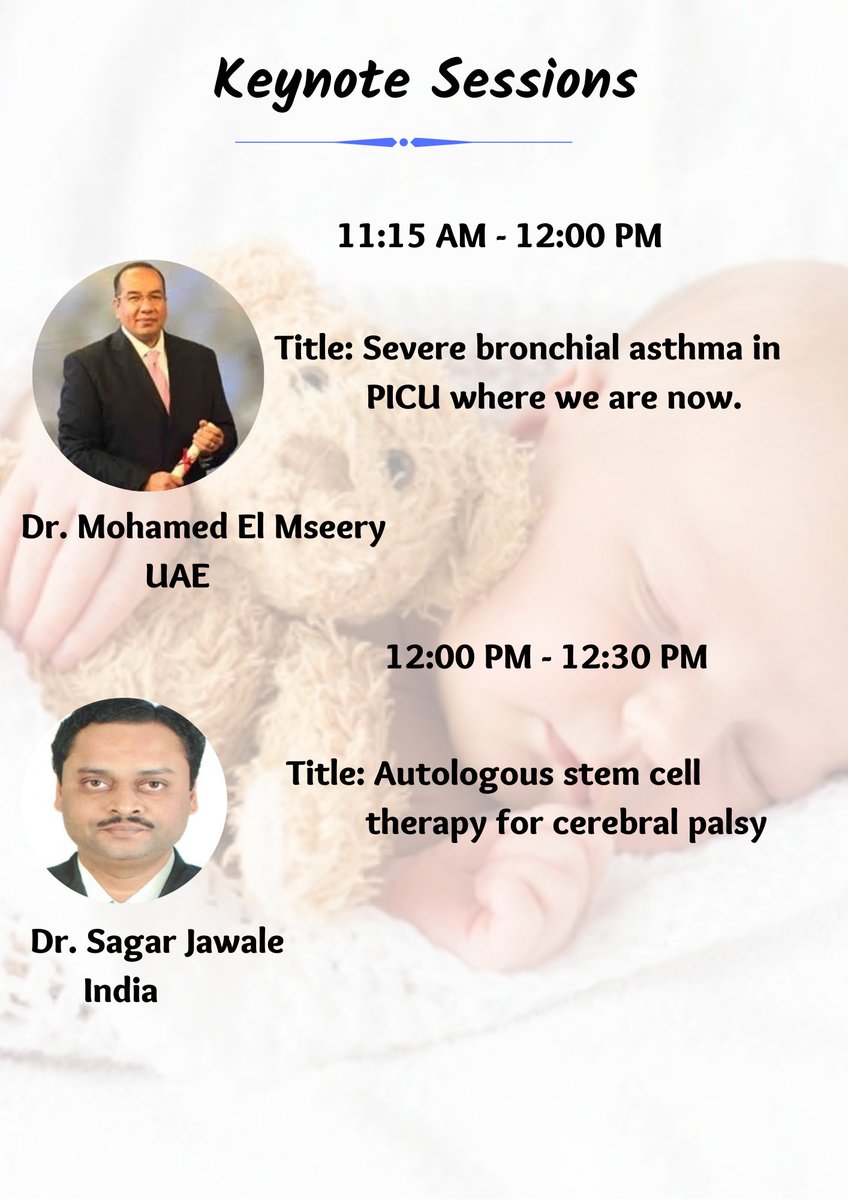 WPC_2020's tweet image. The day has arrived.....
Join us at this #webinar #online #RegisterNow 
Meet the amazing #Speakers and explore your ideas #pediatricians #Neonatologists #Doctors #Medicalprofessionals #researchers #Students @WPC_2020