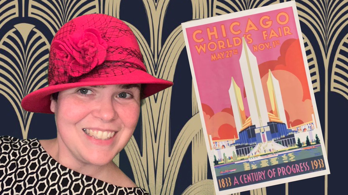 spetersen76's tweet photo. It’s time for a little Art Deco as I teach my 3rd graders about A Century of Progress, Chicago’s 2nd World’s Fair 1933-1934! #d181proud @CCSD181 @elmd181 #istecert https://t.co/OyMjw5xrZX