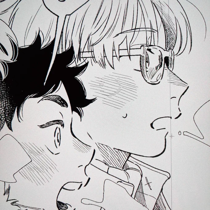 今までメガネは漫画時空で描いてたんですけど、現実に寄せて描いて見たら良いかも!!ってなった作画🤓
アキハルと麦田くん米山くんがどっか行く話です 