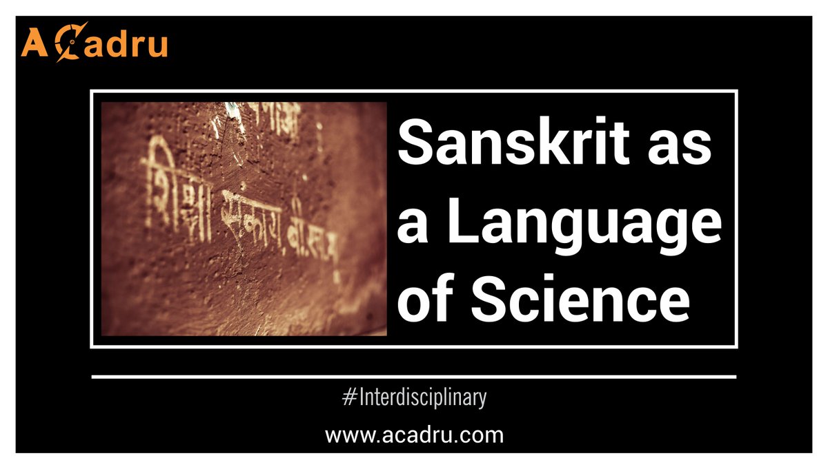 a_cadru's tweet photo. In a speech delivered by Justice Markandey Katju, Judge, SC of India on 13.10.2009 in the Indian Institute of Science Bangalore, he describes #sanskrit as the #language of #science .
Read more here - https://t.co/wv99pjgtZL
.
.
#languageofscience #interdisciplinary #Scientists https://t.co/UumT5nZwTH