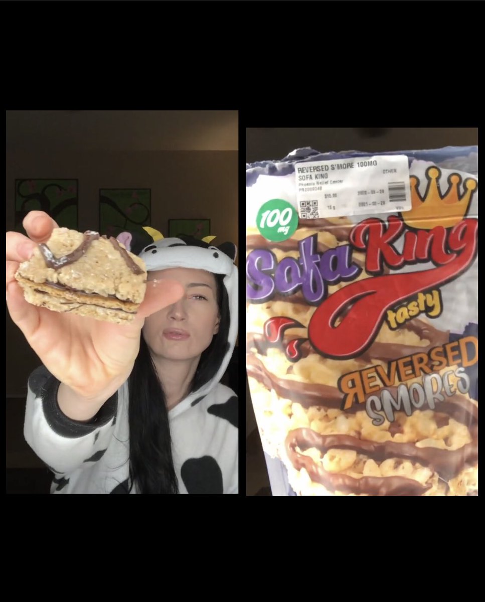 therealbranditv's tweet photo. https://t.co/pMjCsuG9c2  I tried a new product from the incredible @mintdeals_az , a reversed s’mores!!! WHAT??!!! 🤤🤤🤤🤤 I cannot even put into words how delicious this thing was, and it got me so freaking high 🤣💚 Love you all with everything that I have!!! https://t.co/KMHkyH1hPF