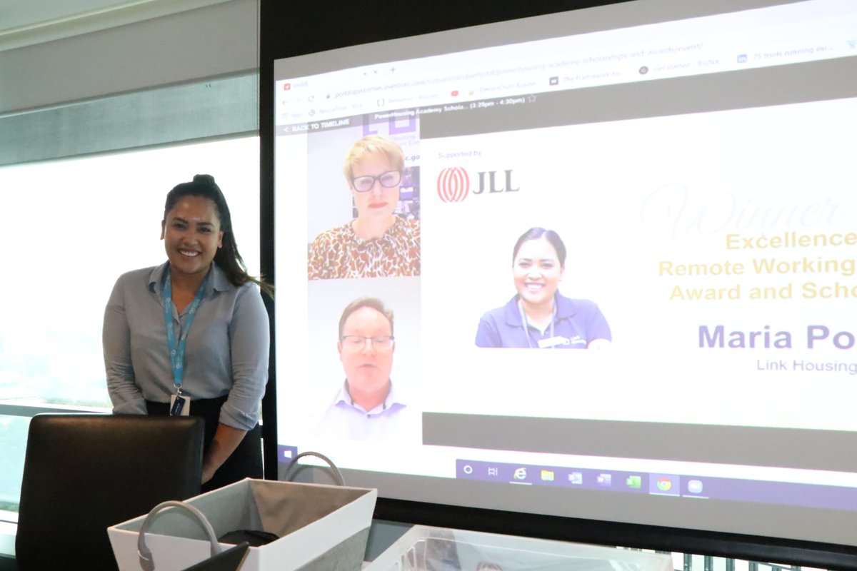 LinkWentworth's tweet photo. So proud of #CommunityPrograms Team Lead, Maria for receiving the Excellence in Remote Working @PowerHousingOz Award. Enhancing lives of tenants and clients with COVID-19 #ResidentPrograms & #HomelessOutreach.
Read our 2020-23 #CommunityEngagement Plan>>
https://t.co/Whxc1kqF3D https://t.co/x6ISSDqOlk