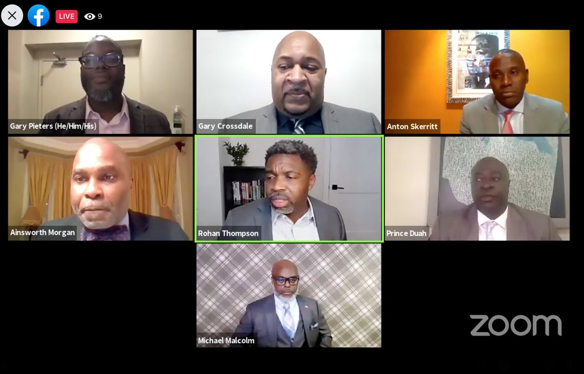 abcaucusontario's tweet photo. Thanks everyone for participating in the barbershop style zoom panel "Black Men in Educational Leadership: Disrupting Anti-Black Racism" w/ @Rohan_Thompson4, @garycrossdale, @MorganAinsworth, @iamprinceduah &amp; Mike Malcolm. Recorded version https://t.co/fNep0zZqOH #abcBMEsTalk https://t.co/9J63IlJ6DH