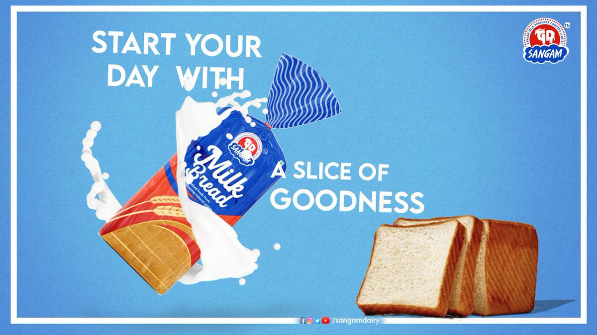 sangamdairyap's tweet image. Start your Day with Sangam Bread which will charge you and make your day Better

#baked #Milkbread #Milk #sangambread #sangamproducts #sangamdairy #vadlamudi