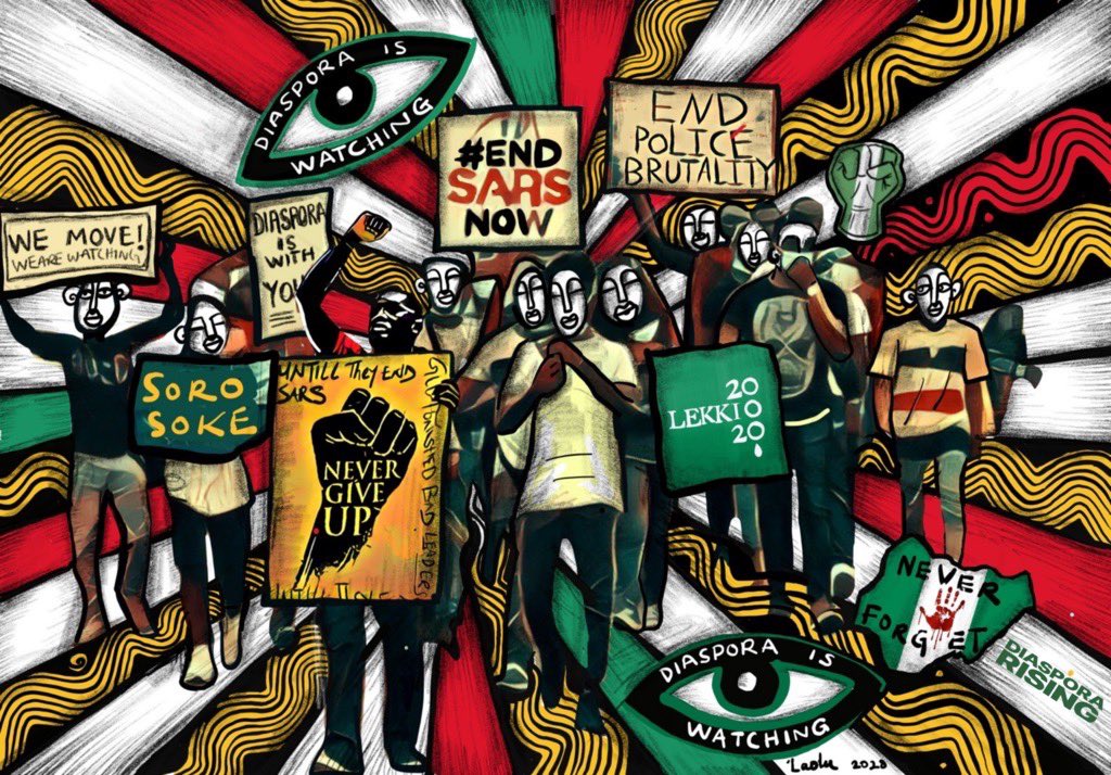 On this #HumanRightsDay , we must let <a href="/MBuhari/">Muhammadu Buhari</a> know that the entire world is watching. The Buhari administration must respect the rights of the people and be held to account for the abuse and murder of #EndSARS protesters.